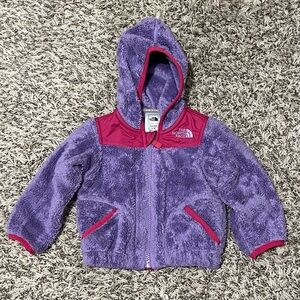 The North Face - Baby Purple Fleece Hoodie - Sz 6-12 Mo